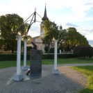 Monument in the town of Velky Meder